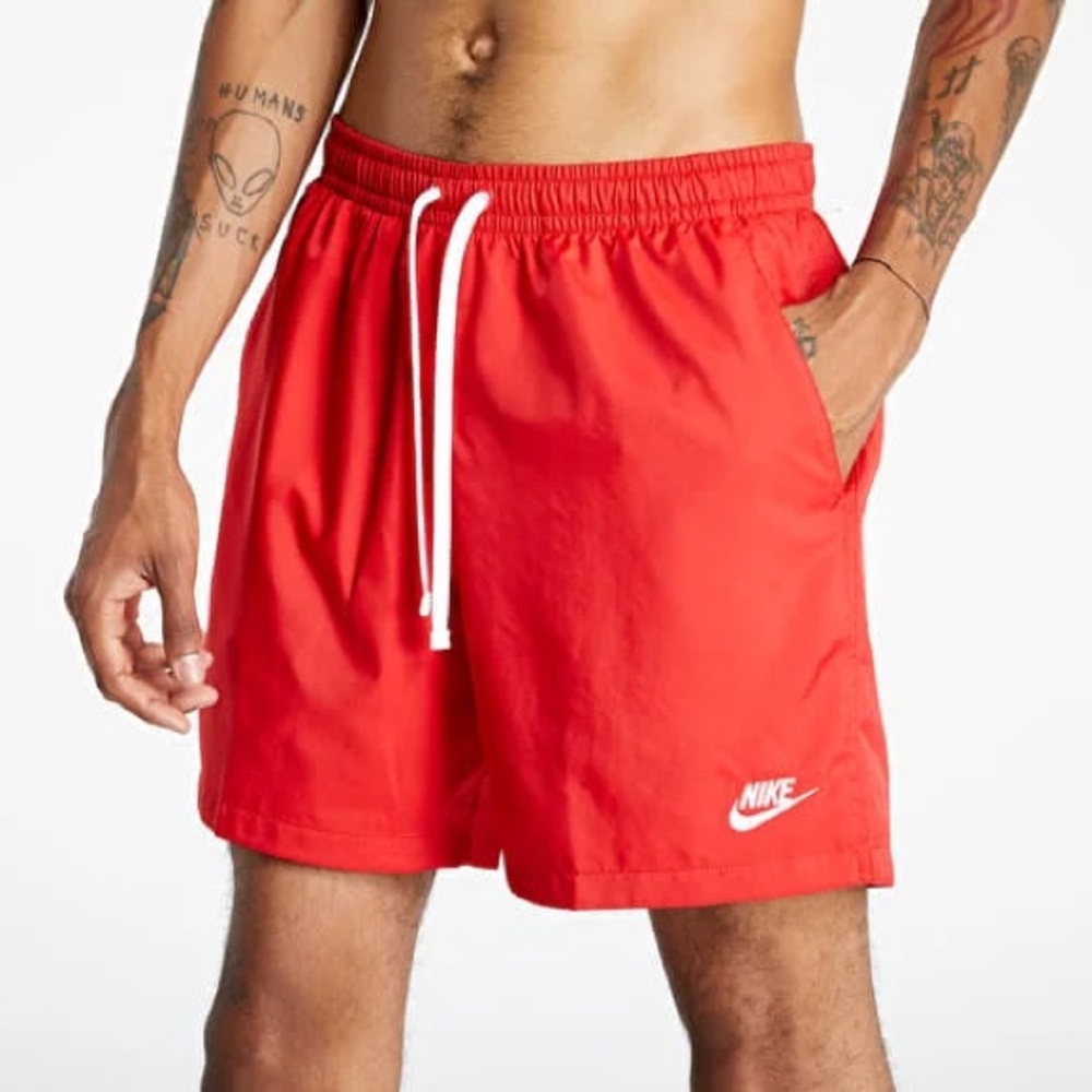 Nike Sportswear Woven Flow Shorts "Red" AR2382-657 Size Large NEW - Picture 4 of 7